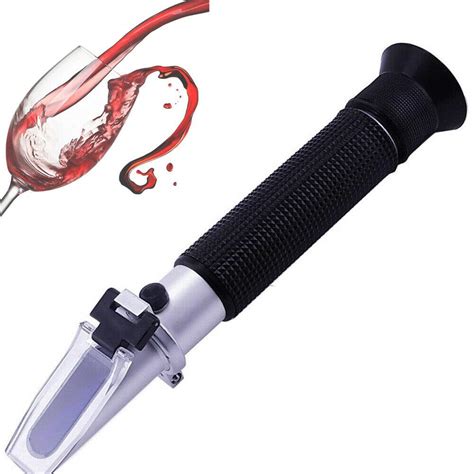 how do you use a refractometer in home winemaking|wine refractometer calculator.